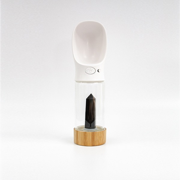 merci collective urban oasis bottle with black obsedian crystal